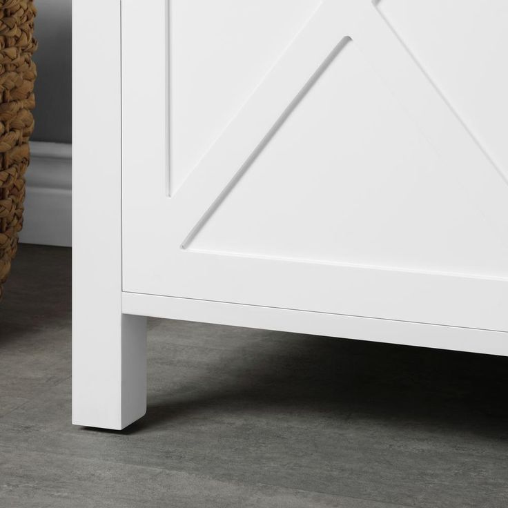 Ainsley 60 in. W x 22 in. D Vanity in White with Granite Vanity Top in Black with White Basins