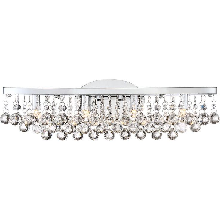 Bordeaux 3-Light Polished Chrome Vanity Light