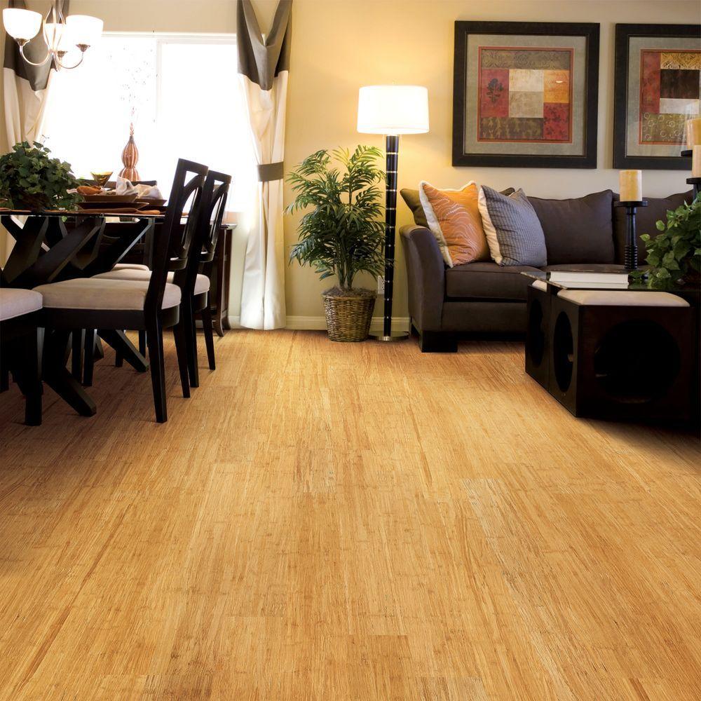 Home Legend Wire Brushed Strand Woven Lyndon 3/8 in. T x 3-7/8 in. W x 36-1/4 in. Length Solid Bamboo Flooring (23.41 sq. ft. /case) - Super Arbor