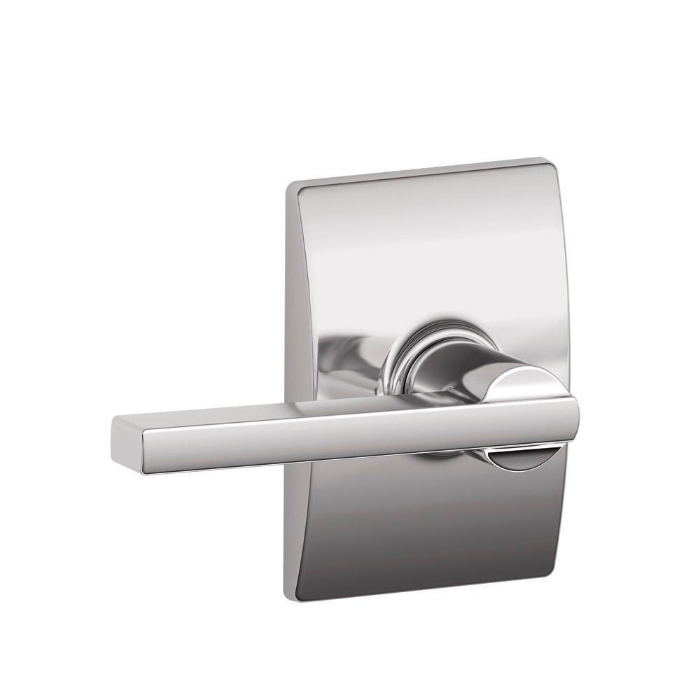 Latitude Satin Nickel Passage Hall/Closet Door Lever with Century Trim - Super Arbor