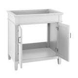 Ashburn 30 in. W x 21.63 in. D Vanity Cabinet in White - Super Arbor