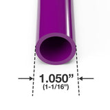 3/4 in. x 5 ft. Purple Furniture Grade Schedule 40 PVC Pipe (2-Pack) - Super Arbor