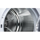 Bosch 300 4-cu ft Stackable Ventless Electric Dryer (White)