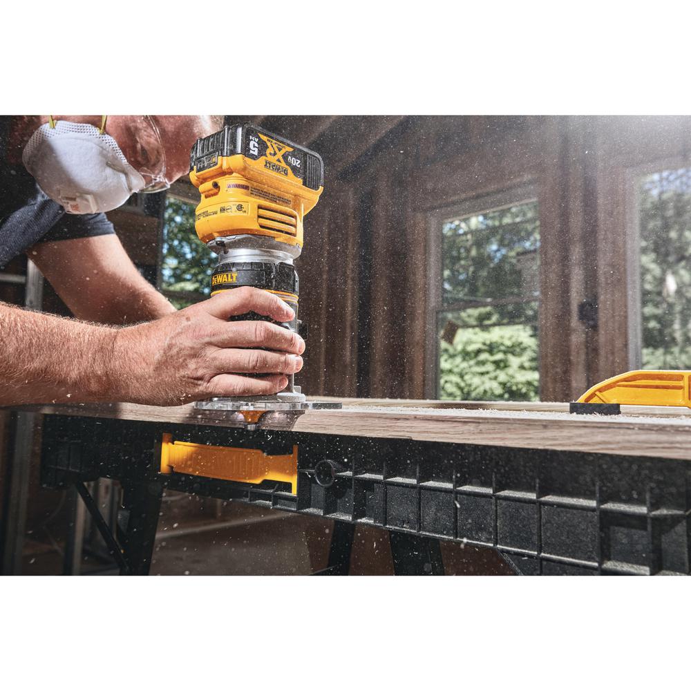 20-Volt MAX Lithium-Ion Cordless Brushless Jigsaw(Tool-Only) with Bonus Cordless Brushless Router(Tool-Only)
