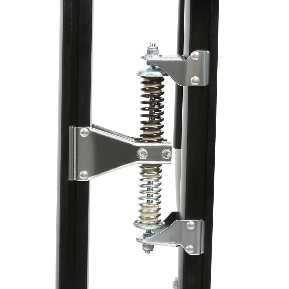 24 in. to 40 in. Black Mag Pros Magnesium Drywall Stilts - Super Arbor