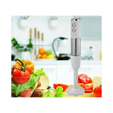 6-Speed Hand Blender Potato Masher Attachment, White
