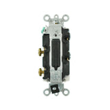 20 Amp Decora Plus Commercial Grade Double Pole Rocker Switch, White - Super Arbor