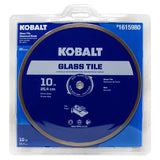 Kobalt 10-in Wet Glass Diamond Saw Blade