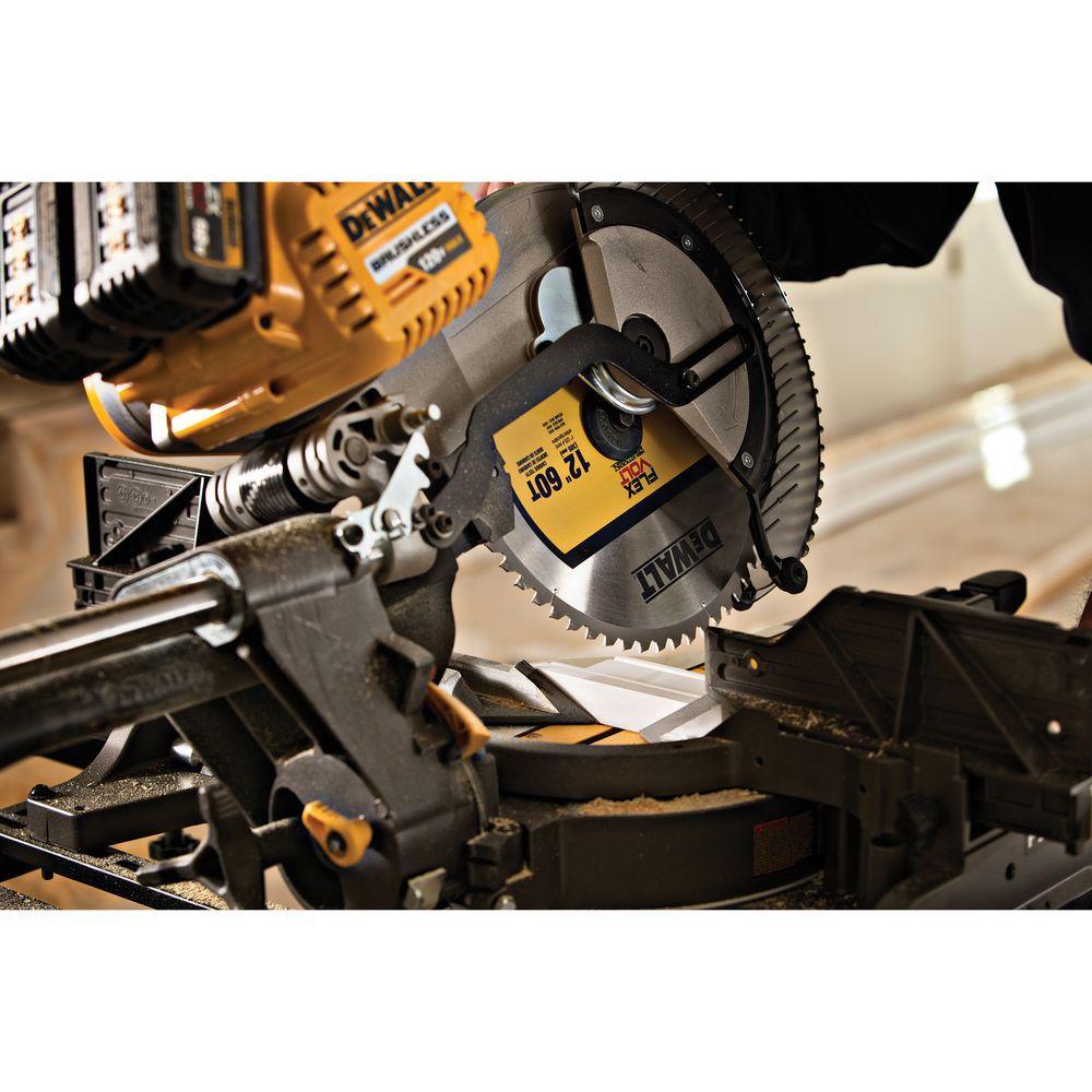 FLEXVOLT 12 in. 60-Teeth Carbide-Tipped Miter Saw Blade (2-Pack) - Super Arbor