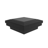 Penrose/VersaRail 2.5 in. Matte Black Aluminum Rail Solar Post Top Down Light - Super Arbor