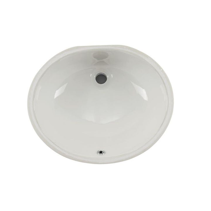 Cahaba 15 in. x  12 Glazed Porcelain Bathroom Sink in White