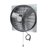 5088 CFM Silver Electric Powered Gable Mount Shutter Fan/Vent - Super Arbor