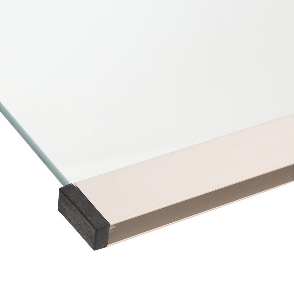 Levity 59 in. x 62 in. Semi-Frameless Sliding Tub Door in Matte Nickel with Handle - Super Arbor