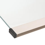 Levity 59 in. x 62 in. Semi-Frameless Sliding Tub Door in Matte Nickel with Handle - Super Arbor
