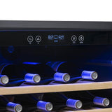NewAir 52-Bottle Capacity Stainless Steel Built-In/Freestanding Wine Chiller