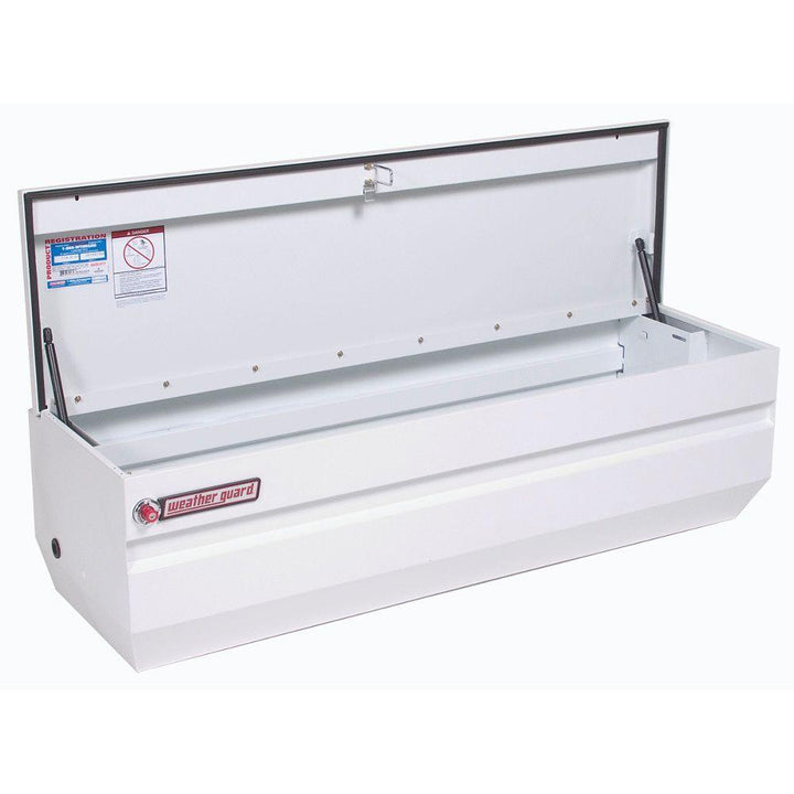 Weather Guard 62 White Steel Full Size Chest Truck Tool Box - Super Arbor