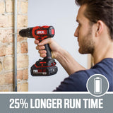 PWRCore 20-Volt Brushless Cordless 1/2 in. Hammer Drill Kit Plus 2.0Ah Lithium-Ion Battery (USB) Plus PWRJump Charger - Super Arbor
