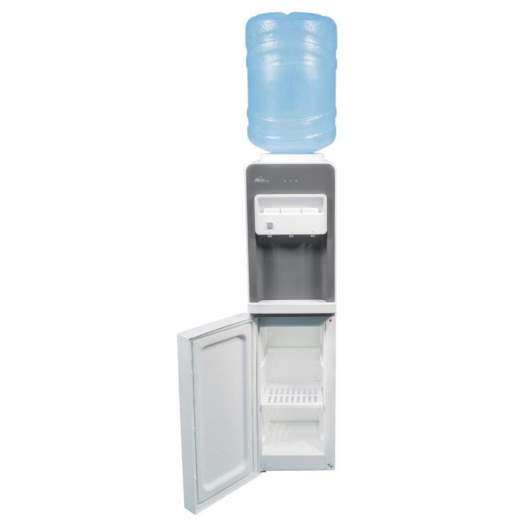Hot and Cold Free-Standing Top Load Water Dispenser in White