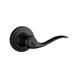 Tustin Satin Nickel Entry Door Lever featuring SmartKey Security - Super Arbor