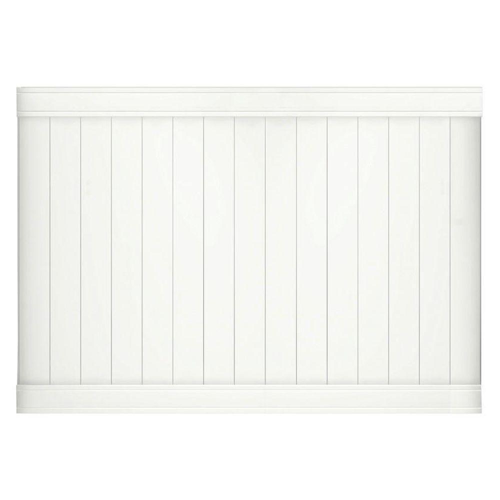 Pro- Series 6 ft. H x 6 ft. W Vinyl Woodbridge Privacy Fence Panel - Super Arbor