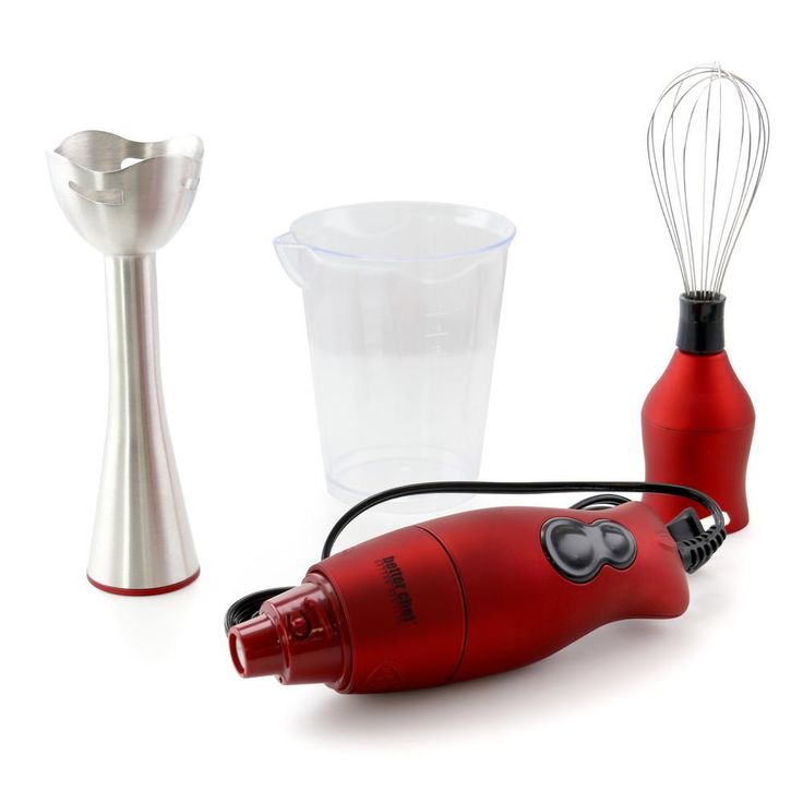 DualPro 2-Speed Red Handheld Immersion Blender