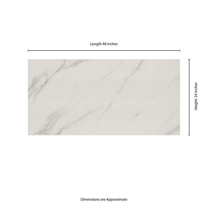 Voyager Blanco 24 in. x 48 in. Matte Porcelain Marble Look Floor and Wall Tile (15.32 sq. ft./Case)