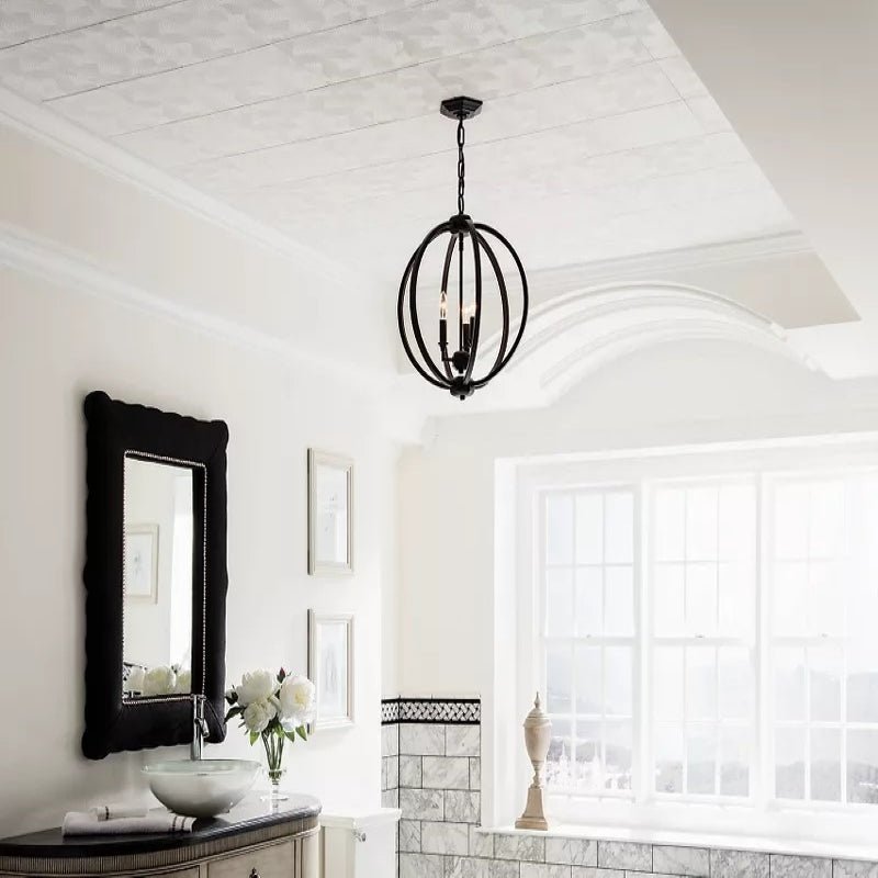 Armstrong Ceilings Pinehurst 12-in x 12-in Surface-Mount Acoustic Ceiling Tiles, White, 40-Pack