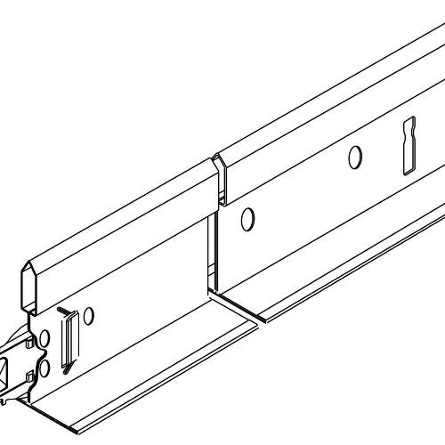 Armstrong Ceilings SUPRAFINE XL 9/16 in. Main Beam, 144 in. Length, 20-Pack - Hot-Dipped Galvanized Steel