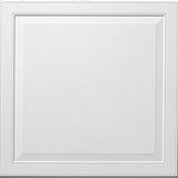 Armstrong Ceilings 24-in x 24-in Single Raised Panel 6-Pack White Patterned 15/16-in Drop Acoustic Ceiling Tiles