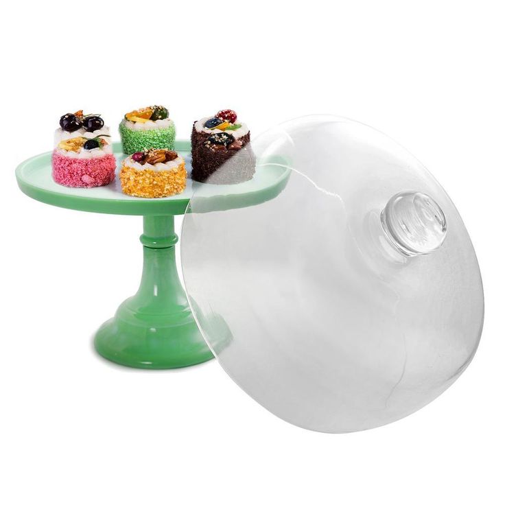 Cake Stand with Glass Lid