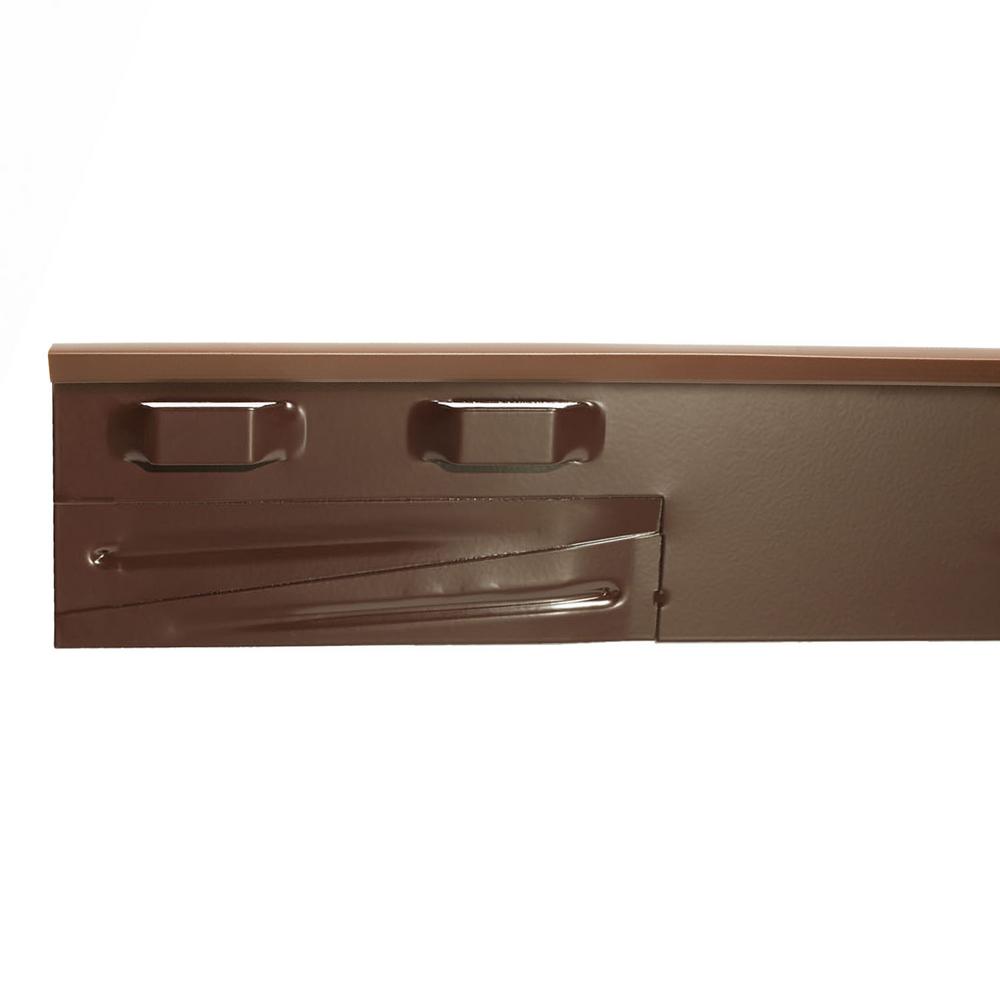 COL-MET 25 ft. Green Vinyl Trim Cap Edging