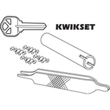 Kwikset Steel 5-Pin Door Lock Set Re-Keying Kit - Super Arbor