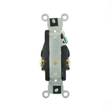 20 Amp Commercial Grade Double-Pole Single Outlet, Light Almond - Super Arbor
