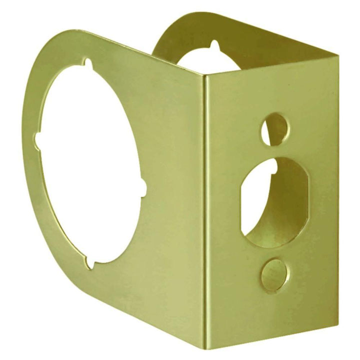2-3/8 in. x 1-3/4 in. Solid Brass Door Reinforcer - Super Arbor