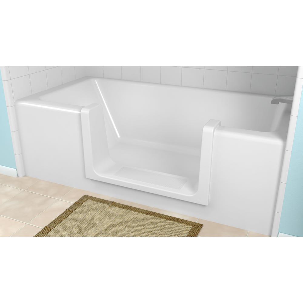 Wide Ultra-Low Bathtub Conversion Kit in White - Super Arbor