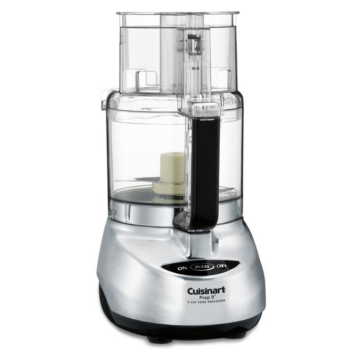 Prep 9 9-Cup 2-Speed Brushed Stainless Food Processor with Pulse Control