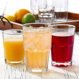 3-Different Sizes Glassware Set (Set of 18)
