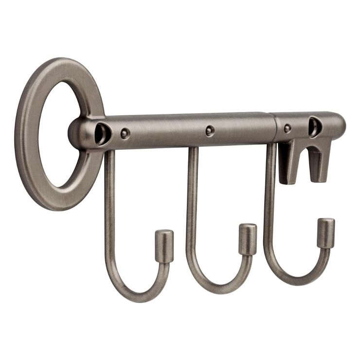 7 in. Heirloom Silver Vintage Key Rack