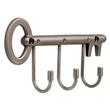 7 in. Heirloom Silver Vintage Key Rack