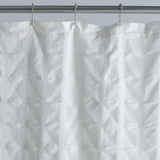Organic Cotton 72 in. White Shower Curtain - Super Arbor