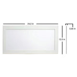 1 ft. x 2 ft. White Integrated LED Flat Light Surface Mount