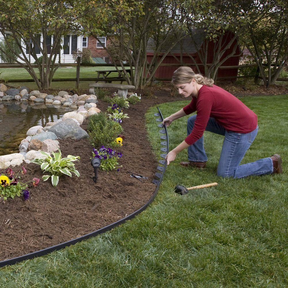 E-Z Connect 24 ft. Multipurpose Paver Edging Project Kit in Black - Super Arbor