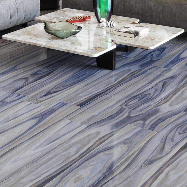 MSI Dellano Exotic Blue 8 in. x 48 in. Polished Porcelain Floor and Wall Tile (10.67 sq. ft./Case)
