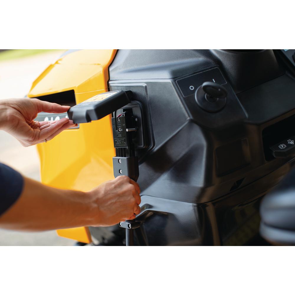 Cub Cadet XT1 Enduro LT 42 in. 56-Volt 60 Ah Battery Lithium-Ion Electric Front Engine Riding Lawn Tractor - Super Arbor