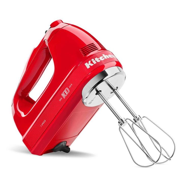 100-Year Limited Edition Queen of Hearts 7-Speed Passion Red Hand Mixer