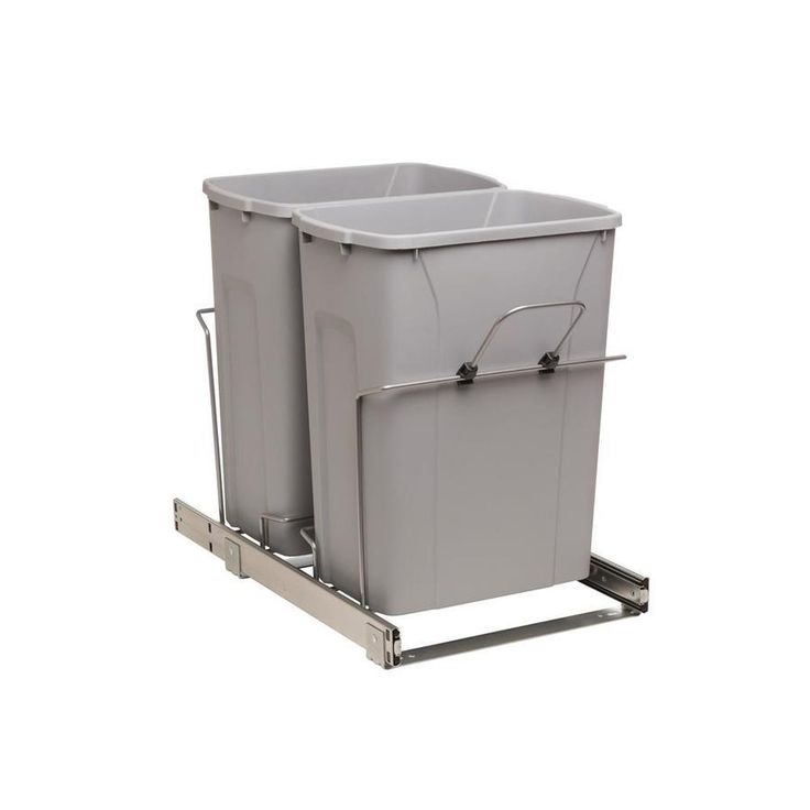 Simply Put 35-Quart Plastic Pull Out Trash Can
