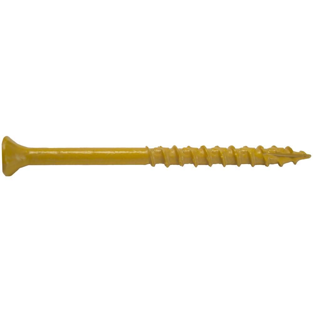 #8 x 2 in. Star Flat-Head Wood Deck Screws (5 lbs./Pack)