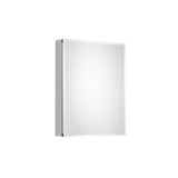 20 in. x 26 in. Recessed or Surface-Mount Bathroom Medicine Cabinet with Beveled Mirror in Silver