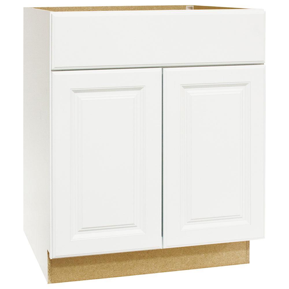 Hampton Assembled 24 x 34.5 x 21 in. Bathroom Vanity Base Cabinet in Natural Hickory