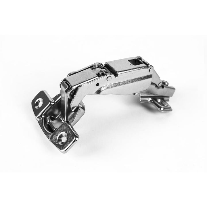 165-Degree 35 mm Full Overlay Frameless Cabinet Door Hinges with Installation Screws (15-Pairs) - Super Arbor